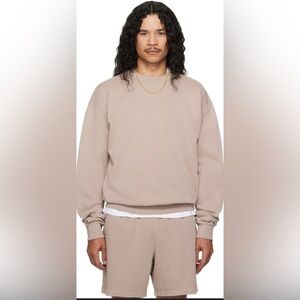 SKIMS Taupe Terry Classic Crewneck Sweatshirt